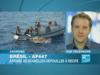 AF 447 - Brésil: arrivée de nouvelles dépouilles à Recife