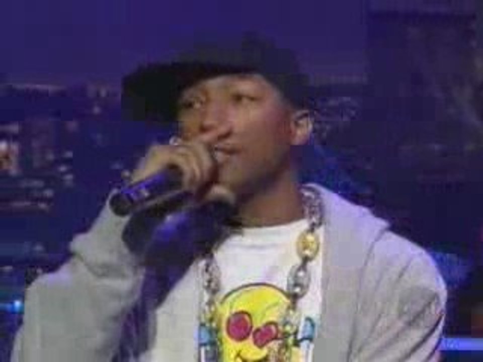 Pharrell On Letterman "can i have it like that?"