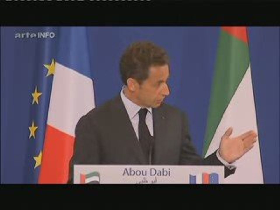 Sarko base militaire permanente United Arab Emirates