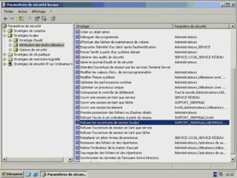 WINDOWS XP/Formation Video - Deny_logon_localy_XP