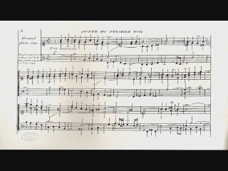 Clérambault Grand Plein Jeu # 1 Suite du 1er Ton