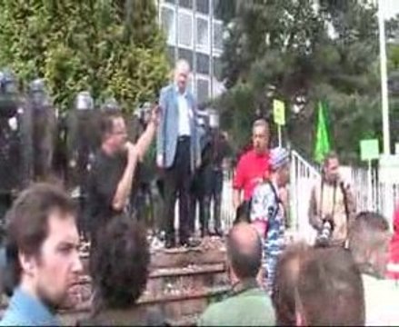 Manif des Goodyear à Rueil-Malmaison le 11 juin 2009