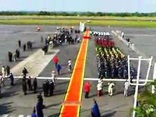 Arrivée du corps du Président BONGO à LBV-2