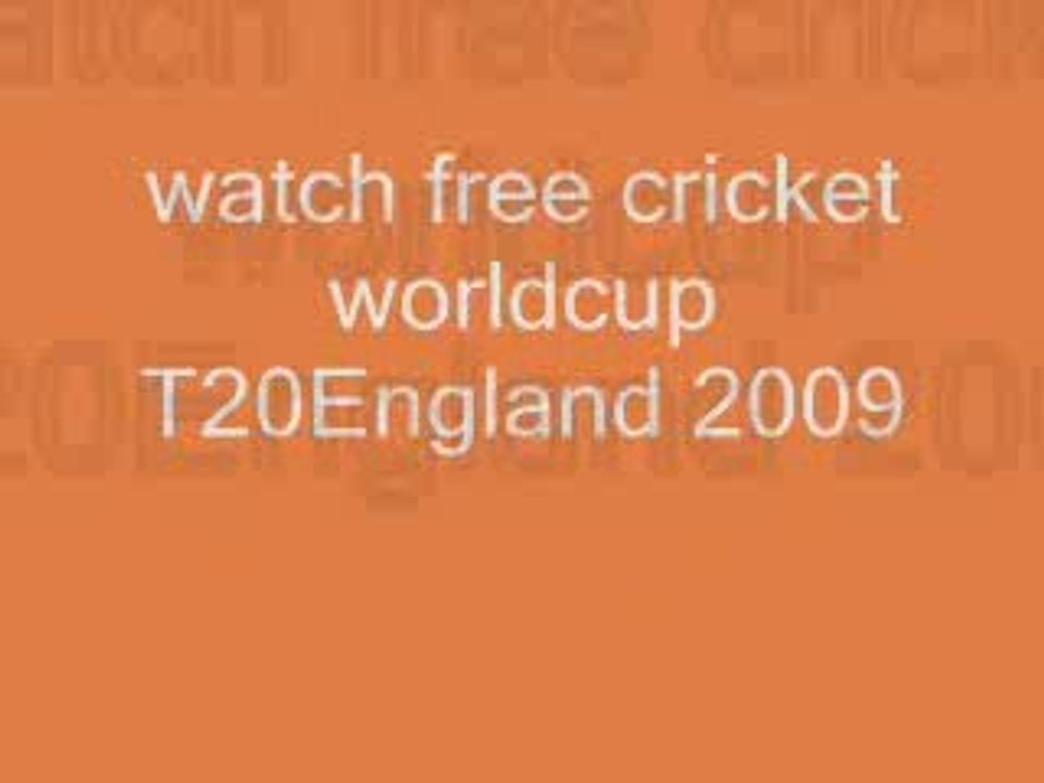 watch free T20 world cup 2009