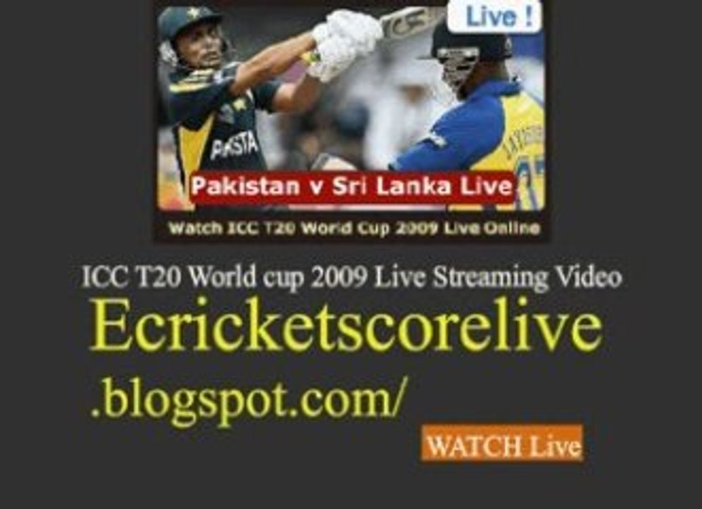 ICC t20 world cup Pakistan Sri Lanka Live Streaming Video Hi