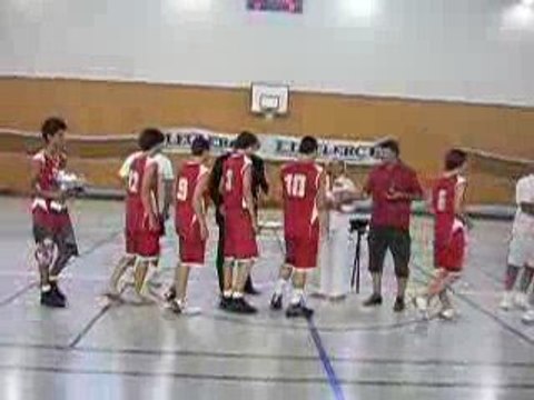 2008-2009: remise de la coupe des champions minimes ligue