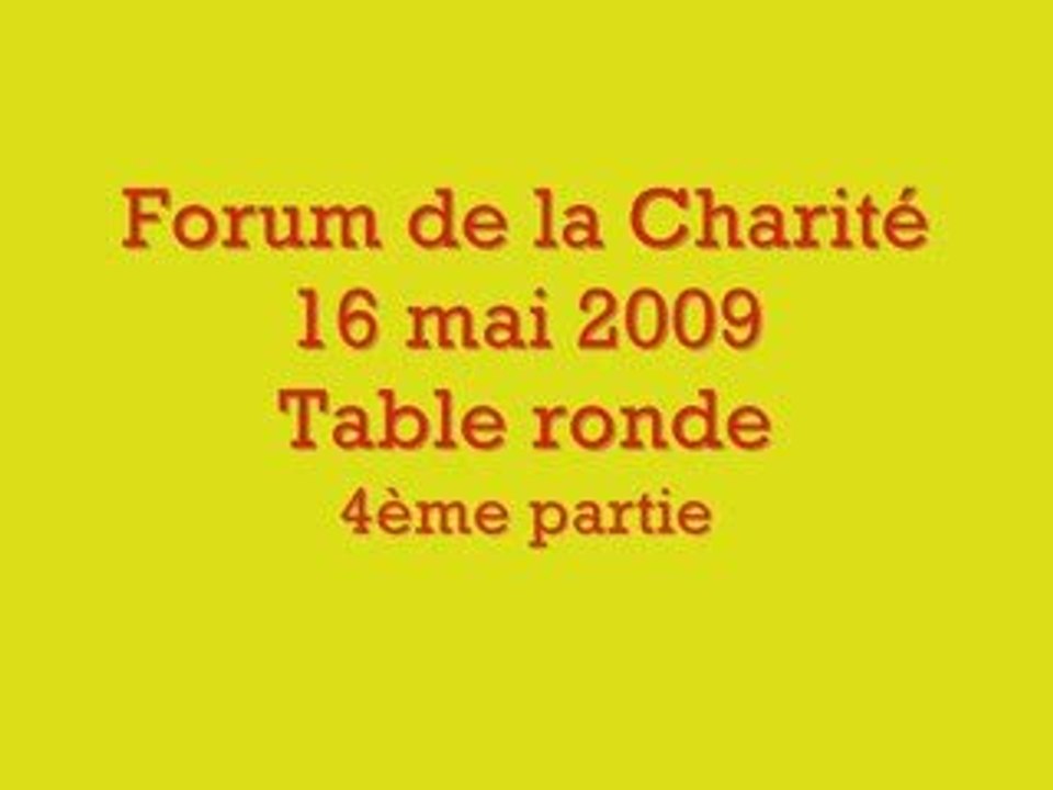 Table ronde 4