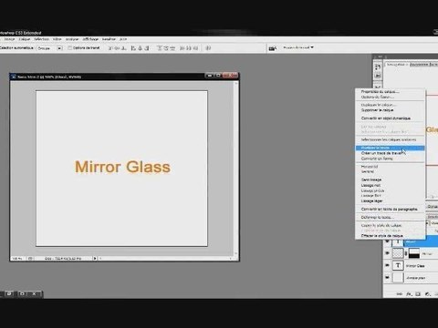 [Mini-Tuto] Effet Mirroir/Glacé sur texte