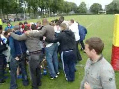rugby 1/4 de finale victoire de Saint-denis sur Auxerre