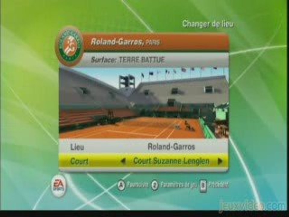 Test Grand Chelem Tennis Wii Motion Plus