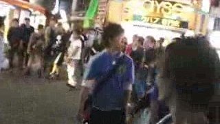 Japonais contents à shibuya ( qualification coupe du monde)