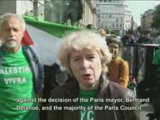 Salah Hamouri �� la mairie de Paris (VIDEO)