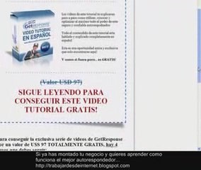 videotutorial getresponse Blog trabajar desde internet