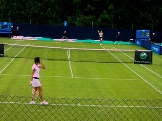 Arantxa Parra vs Eleni Daniilidou 6-3 6-6