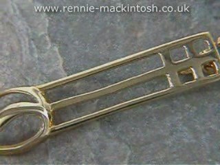 Rennie Mackintosh gold necklace DWA138