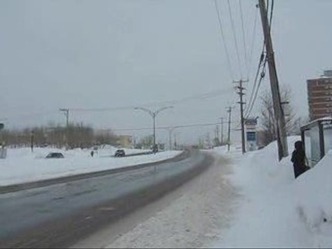 Ambulance CTAQ 3801 en hiver