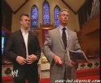 WWE Segment - Mc Mahon & Shane vont à l'Eglise (en français)