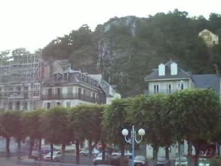 La Bourboule: Panorama depuis le pont Chateau