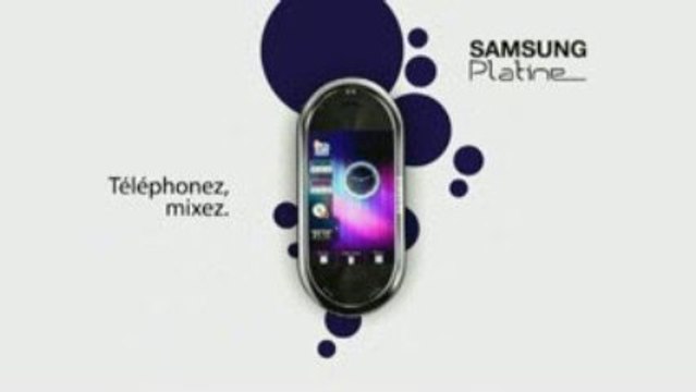 Publicité SAMSUNG Platine