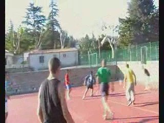 Street bench-suite du terrain rouge