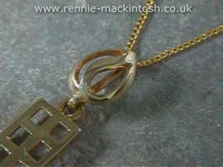 Rennei Mackintosh Pendant 9ct Gold