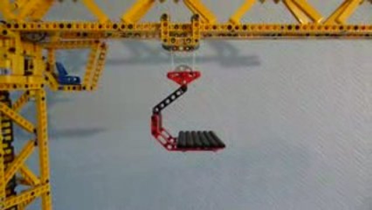 lego technic grue a tour ( chariot/treuil)