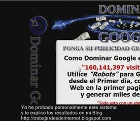 Dominar google "trabajar desde internet"