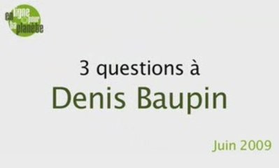 3 questions à Denis Baupin