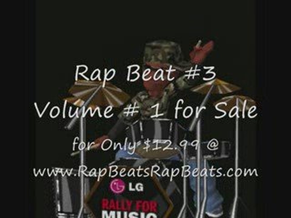 Rap Beat #3 Volume#1 @ http://www.RapBeatsRapBeats.com