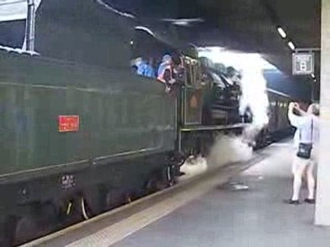 Départ de la 231 G 558 à destination de Dieppe