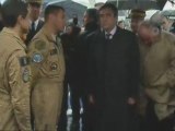 Le Premier Ministre visite l'espace Défense au Bourget
