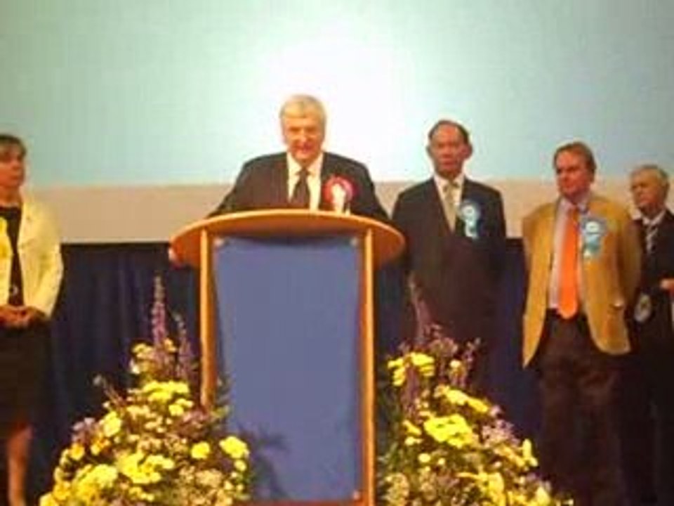 Andrew Brons MEP acceptance speech 2009
