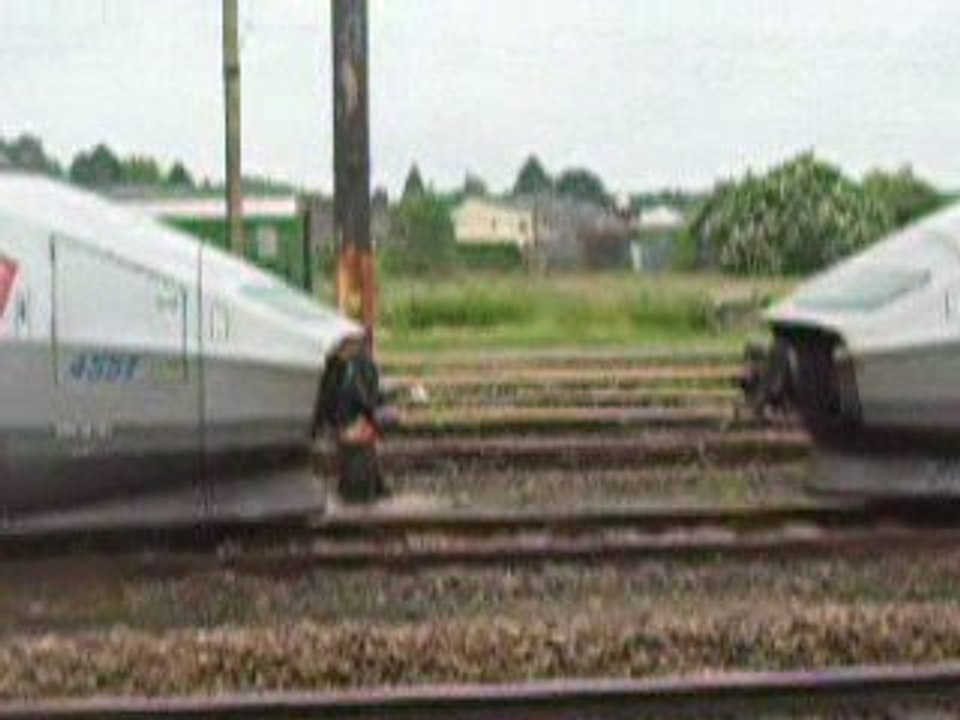 accouplement des tgv et passage d une class 66