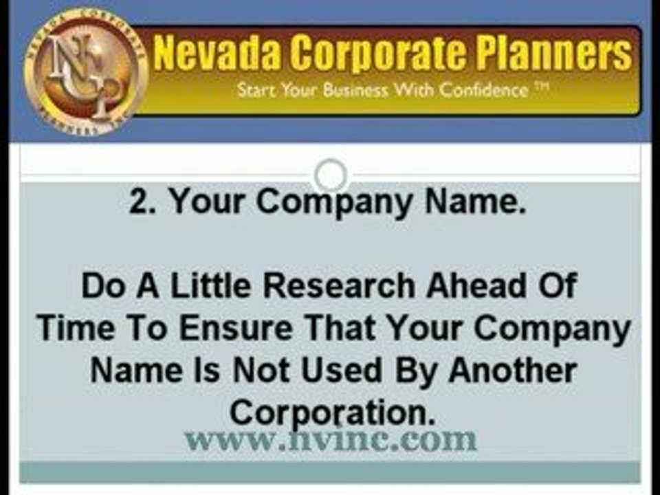 Incorporate In Nevada How To Incorporate In Nevada video Dailymotion