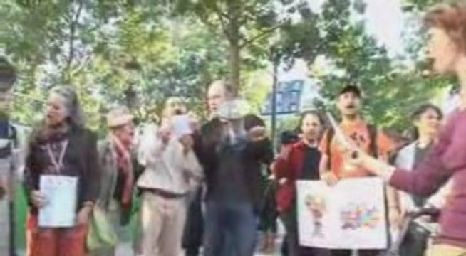 Action du Collectif des déboulonneurs, Paris, 29/05/09, 2/2