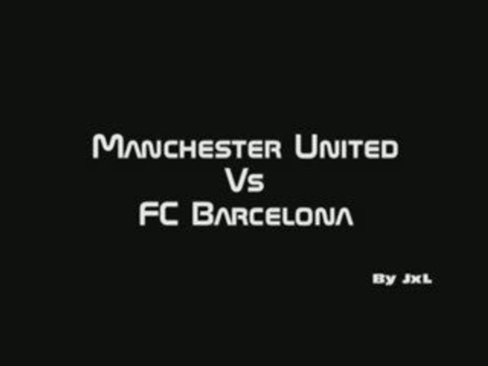 Man U Vs Barça