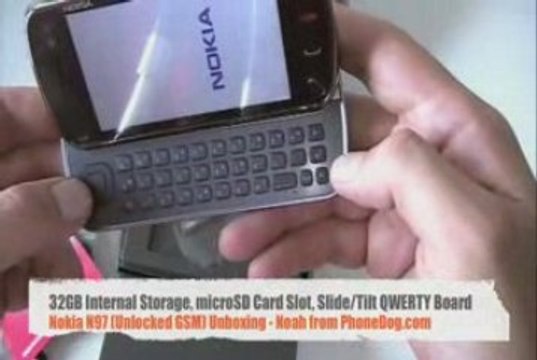 Nokia N97 (Unlocked GSM) - Unboxing