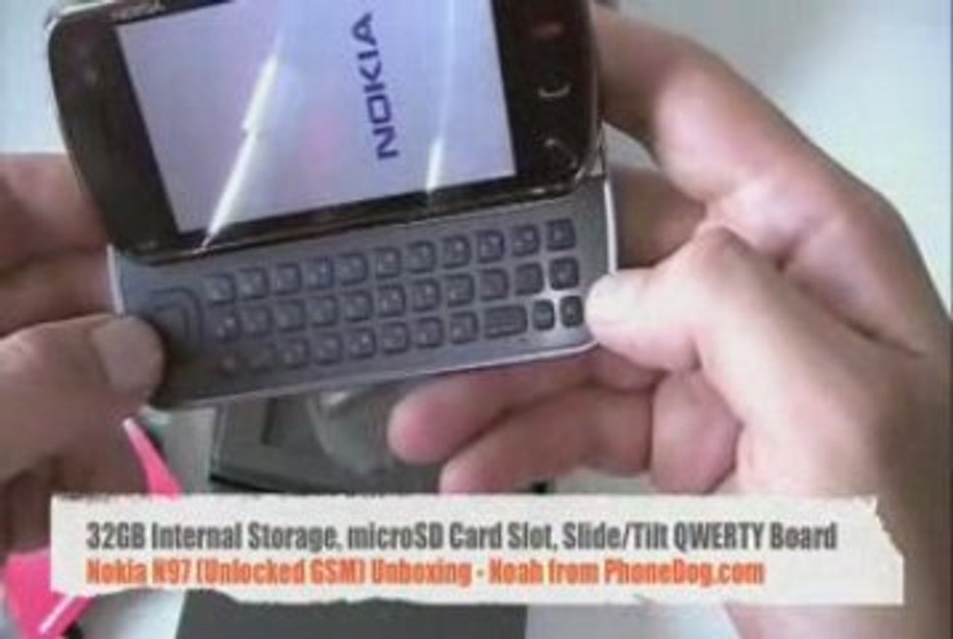 Nokia N97 (Unlocked GSM) - Unboxing