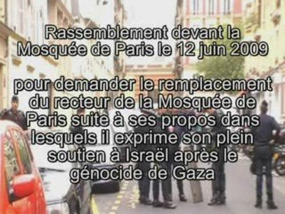 Manif Anti Boubakeur Mosquée de Paris V.2