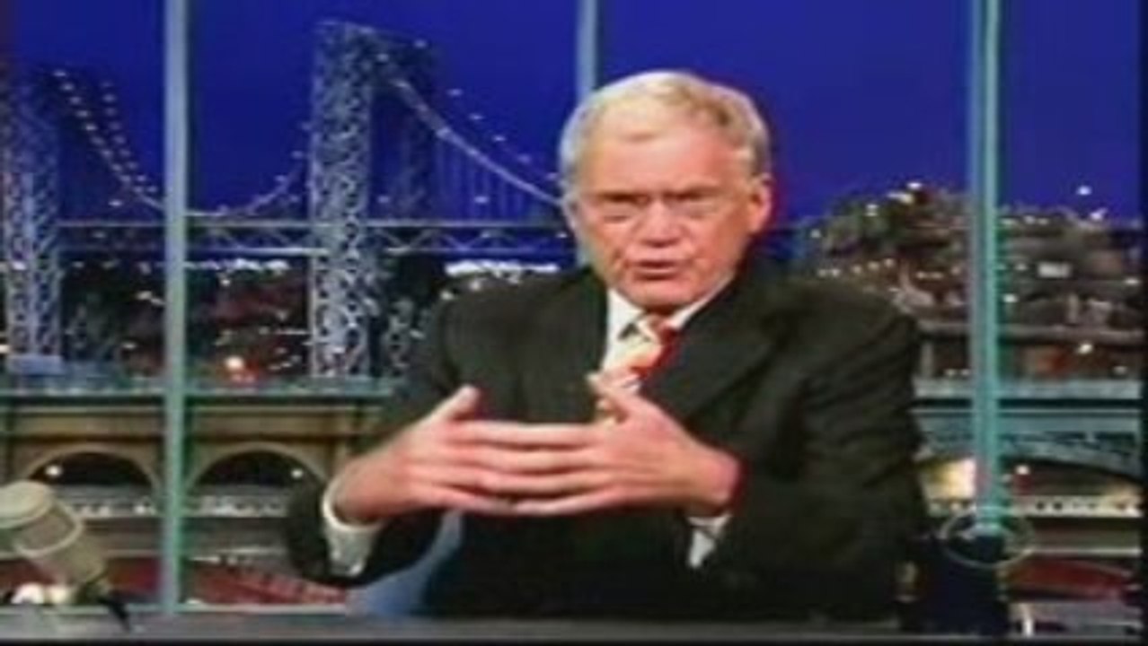David Letterman Apologizes To Sarah Palin