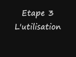 l'utilisation