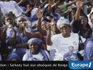 Sarkozy hué aux obsèques d'Omar Bongo