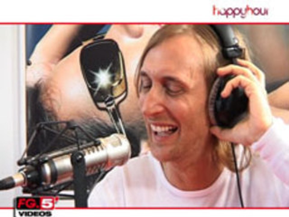 DAVID GUETTA EN INTERVIEW CHEZ  RADIO FG - HAPPY HOUR