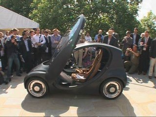 Debut of British hydrogen-powered Riversimple urban car