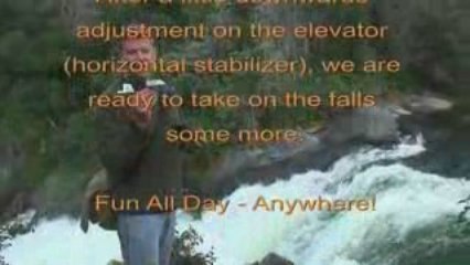 World's Smallest Model Airplane Flying at Nistowiak Falls HD