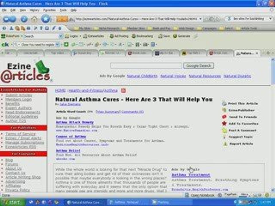 Natural Asthma Cures