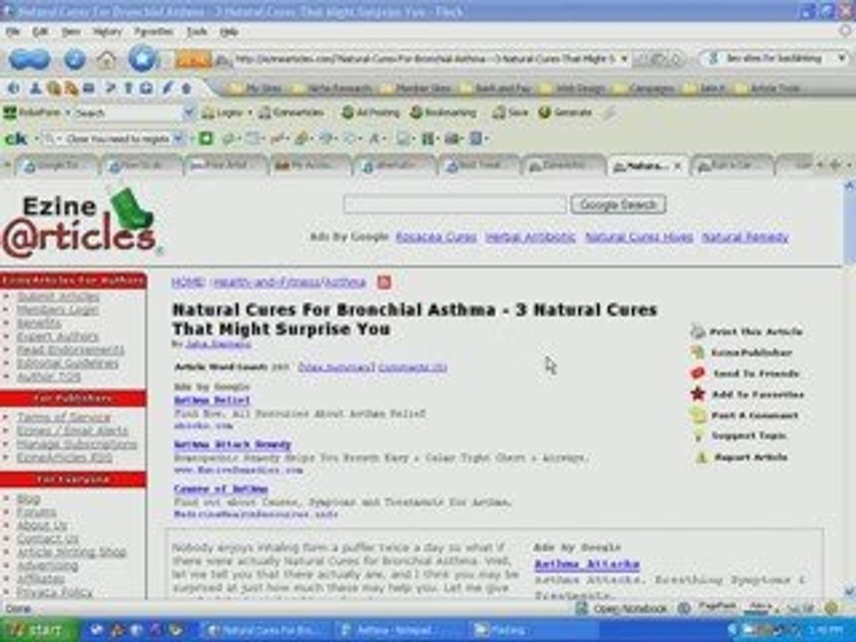 Natural Cures for Bronchial Asthma