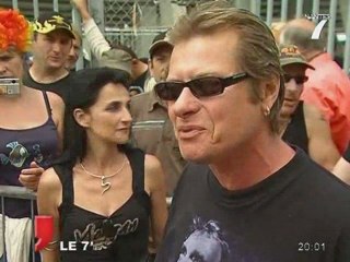 Johnny Halliday en concert à Nantes