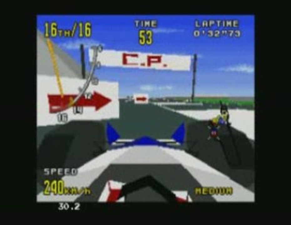 Test Virtua Racing (Megadrive)