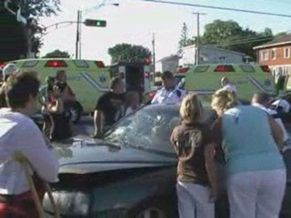 Accident avec blessés Trois-Rivières